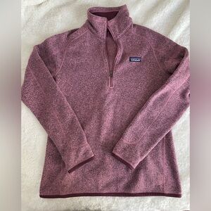 Patagonia Burgundy Fleece Pullover